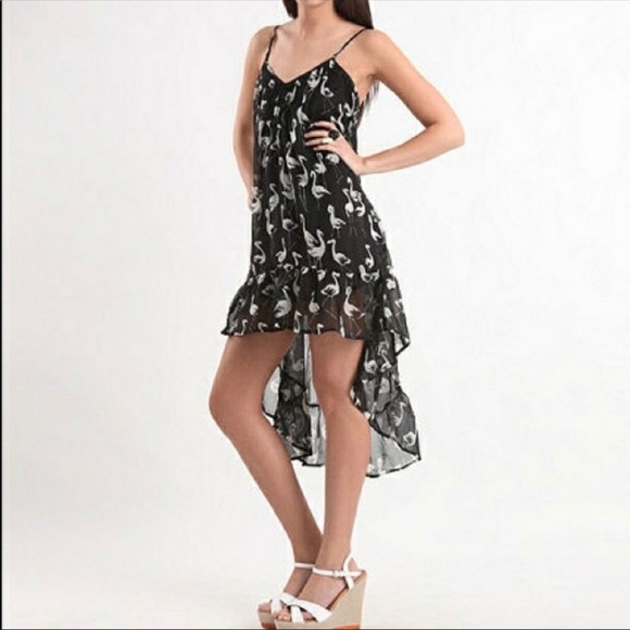 Billabong Dresses & Skirts - {Billabong} High Low Layered Flamingo Dress